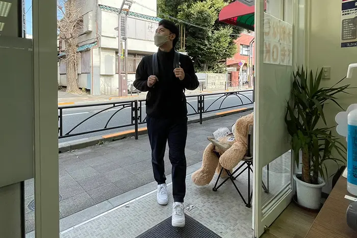 9:25 出勤