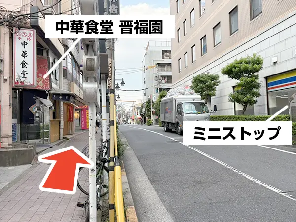 板橋区役所前駅から板橋本町接骨院までの道のり