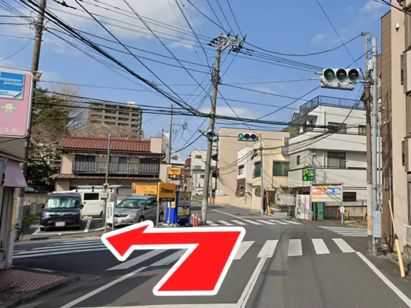 板橋区役所前駅から遊座大山整体院までの道のり