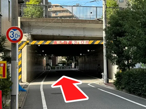 板橋区役所前駅から遊座大山整体院までの道のり